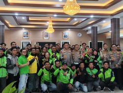 Kapolda Kalteng Gelar Silaturahmi Bersama Komunitas Ojek Online, Bahas Keamanan dan Kamtibmas