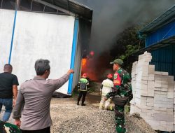 Polisi Selidiki Pabrik Tekstil di Cikancung Bandung yang Terbakar