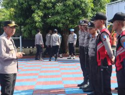 Wakapolres Majalengka Berikan Arahan kepada Siswa Seba SPN Polda Jabar yang Sedang Latja di Polres Majalengka