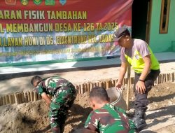 Satgas TMMD ke-126 Laksanakan Finishing Pekerjaan Perehaban Rumah Layak Huni (RLTH)