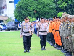 Polda Jambi Laksanakan Apel Gelar Pasukan Rangka Tanggap Darurat Bencana Hidrometeologi