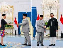Presiden Prabowo Subianto Menerima Kedatangan para Duta Besar LBBP di Istana Negara