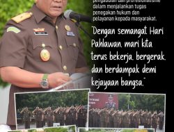 Kepala Kejaksaan Tinggi Aceh Pimpin pelaksanaan Upacara Peringatan Hari Pahlawan Tahun 2025 di Halaman Kantor Kejaksaan Tinggi Aceh