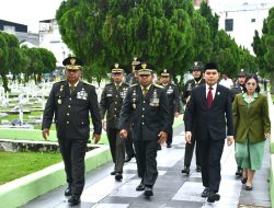 Kasdam I/BB Hadiri Upacara Ziarah Nasional Hari Pahlawan di TMP Sisingamangaraja Medan