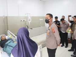 Bentuk Kepedulian Ke Anggotanya, Kapolres Majalengka Laksanakan Anjangsana ke Kapolsek Talaga yang Sakit