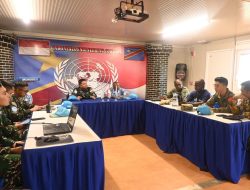 Dukung Uji Kesiapan Operasional Satuan, Satgas Kompi Zeni TNI Konga XX-V MONUSCO Laksanakan Operational Readiness Inspections