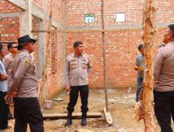 Menyikapi Program Asta Cita Presiden , Wakapolres Tanjabtim Pengecekan Progres Pembangunan Gedung (SPPG)