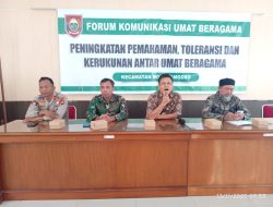 Danramil Wonosegoro Ajak Warga Rawat Kerukunan Lewat FKUB
