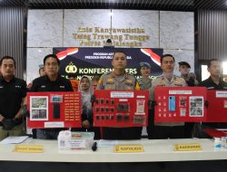 Polres Majalengka Gelar Press Release Ungkap Perkara Tindak Pidana Narkoba Hasil Operasi Antik