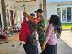 Pastikan Layanan Kesehatan Balita dan Ibu Hamil Berjalan Optimal, Babinsa Koramil Nogosari Dampingi Posyandu