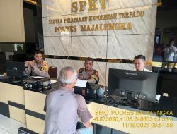 Pelayanan Prima Polres Majalengka: Anggota Pamapta Terima Laporan Tindak Pidana dari Masyarakat