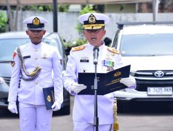Danpasmar 1 Sebagai Irup Pelepasan Jenazah Almarhum Mayjen TNI Mar (Purn) Purwadi