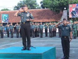 Upacara Bendera di Makodim 0617/Majalengka Berlangsung Khidmat, Dandim Bertindak sebagai Irup