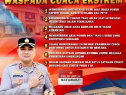 Imbauan Kapolres Aceh Timur dalam Menghadapi Potensi Bencana di  Musim Hujan