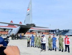 Instruksi Presiden Prabowo, 4 Pesawat Membawa Bantuan ke Lokasi Bencana di Aceh.