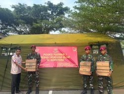 Pasmar 1 Dirikan Posko Bantuan Kemanusiaan Untuk Bancana Alam di Sumatera