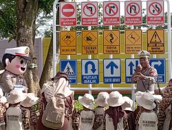 Belajar Tertib Sejak Dini: Polsanak Polres Majalengka Sapa RA Al-Hidayah di Tengah Ops Zebra Lodaya 2025