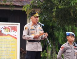 Antisipasi Bencana Alam, Kapolres Kutim Instruksikan Seluruh Polsek Tingkatkan Kesiapsiagaan