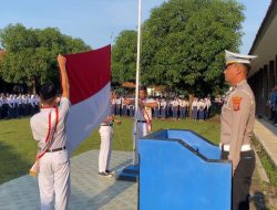 Sat Lantas Polres Majalengka Gelar Police Goes To School di SMPN 4 Majalengka, Berikan Edukasi Kamseltibcar, Kenakalan Remaja, dan Aturan Jam Malam