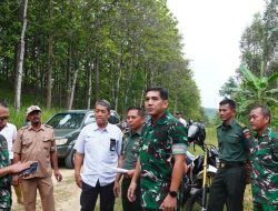Dandim Boyolali Dampingi Danrem 074/Warastratama Tinjau Lokasi Rencana Pembangunan Yon Teritorial Pembangunan di Juwangi