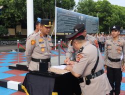 Polres Majalengka Laksanakan Upacara Serah Terima Jabatan Kabag Ops, Kabag SDM, dan Kabag Ren