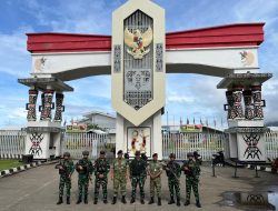 Tinjau Langsung di Lapangan, Ditjen Strahan Kemhan RI Lakukan Kunjungan Kerja Dalam Rangka Monitoring dan Evaluasi Satgas di Perbatasan