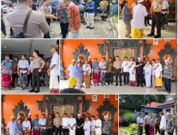 Rajut Harmonisasi Antar Umat Beragama, Kapolda Jambi Silaturahmi dengan Pemuka Agama PHDI Provinsi Jambi di Pura Giri Indra Lokha.
