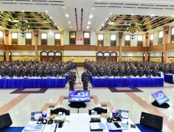 Komandan Pasmar 1 Ikuti Apel Komandan Satuan Jajaran TNI Angkatan Laut