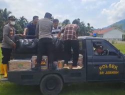 Polda Aceh Kirim Bantuan Kemanusiaan untuk Korban Banjir di Simpang Jernih Aceh Timur