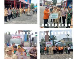 Kapolresta Jambi Hadiri Pelepasan Pemberangkatan Bantuan Donasi Kemanusiaan Sebanyak 1.2 Milar Dari Kota Jambi Untuk Korban Bencana Alam Sumatera