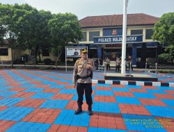 Polres Majalengka Gelar Apel Audiensi LSM GMBI, Tegaskan Komitmen Menjaga Kondusifitas Daerah