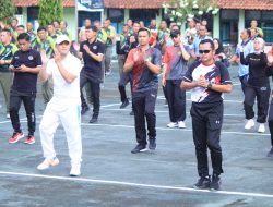 Kodim 0617/Majalengka Gelar Olahraga Bersama Forkopimda Peringati Hari Infanteri, Hari TKR, dan HUT ke-76 Korem 063/SJG