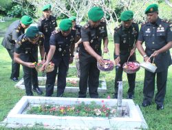 Kodim 0617/Majalengka Gelar Ziarah Rombongan Peringati Hari Juang TNI AD 2025 di TMP Sawala
