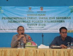 Polres Majalengka Adakan Sosialisasi Penghimpunan Zakat, Infak, dan Sedekah di Lingkungan Polres