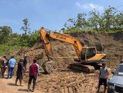Bentuk Komitmen dalam Menegakkan Peraturan Daerah serta Menjaga Kelestarian Lingkungan, Pemkab Majalengka Tertibkan Galian Ilegal di Pasir Jurig.