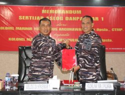 Memorandum Sertijab Asisten Logistik Danpasmar 1