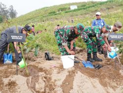 Hijaukan Lereng Merapi, TNI dan Forkopimda Boyolali Tanam Pohon Cegah Bencana