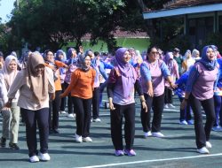 Persit KCK Kodim Majalengka Gelar Olahraga Bersama, Jaga Kebugaran dan Kekompakan