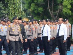 Kapolres Majalengka Pimpin Apel Gelar Pasukan Operasi Lilin Lodaya 2025