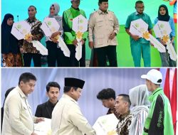 Presiden Prabowo Subianto Hadiri Acara Akad Massal 50.030 Unit Rumah KPR Sejahtera FLPP dan Serah Terima Kunci Tahun 2025
