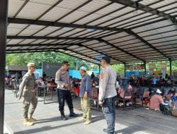 Petugas Pos Pam Ops Lilin Lodaya 2025 Lakukan Pengecekan dan Imbauan di Obyek Wisata Keliling Dunia Majalengka