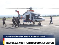 Kapolda Aceh Patroli Udara untuk Lihat Langsung Situasi Pascabanjir