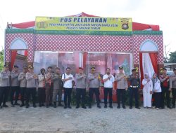 Dir Reskrimsus Polda Jambi Selaku Pamatwil dalam Operasi Lilin 2025, Tinjau Pos Pam dan Pos Yan di Wilayah Hukum Polres Tanjab Timur, Pastikan Situasi Aman dan Kondusif