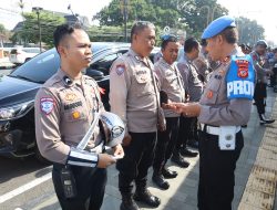 Polda Jabar Laksanakan Gaktibplin di Wilayah Hukum Polres Majalengka pada Pos Pam Ops Lilin