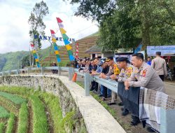Ops Lilin Lodaya 2025: Waka Polres Majalengka Tinjau Pengamanan di Obyek Wisata Terasering Panyaweuyan