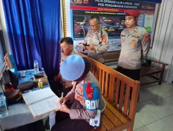 Ops Lilin Lodaya 2025, Sie Propam Polres Majalengka Laksanakan Pengawasan Personel Pos Pengamanan dan Pelayanan