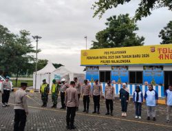 Ops Lilin Lodaya 2025: Jelang Pergantian Tahun, Apel Kesiapan Pengamanan Digelar di Rest Area KM 164 Tol Cipali