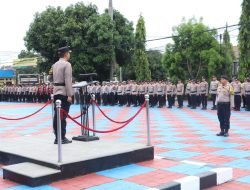 Kapolres Majalengka Pimpin Apel Kesiapan Pengamanan Malam Tahun Baru 2026