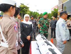 Gubernur Jatim Khofifah: Sinergitas Polri-TNI Jadi Kunci Pengamanan Natal-Tahun Baru