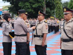 Kapolres Majalengka Pimpin Upacara Sertijab Kapolsek Talaga, Kapolsek Malausma dan Kasi Humas